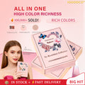 OEING 5-Page Compact Eyeshadow Palette - 78 Highly Pigmented Shades Including Glossy, Matte, Glitter Shimmer Finishes - Professional Cosmetic Pigment Makeup Palette